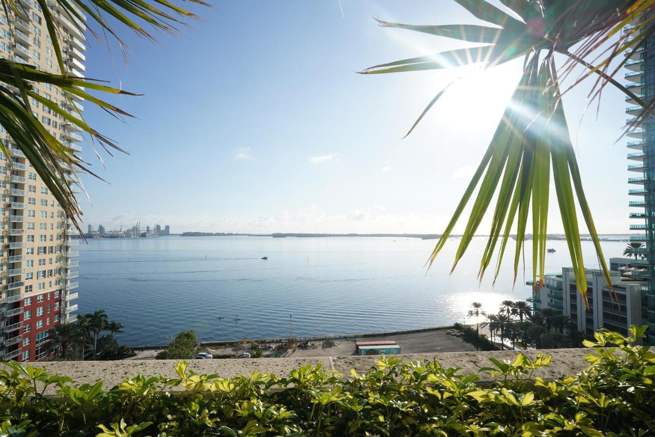 City & Sea View+Free Parking Modern Condo Miami Exterior foto