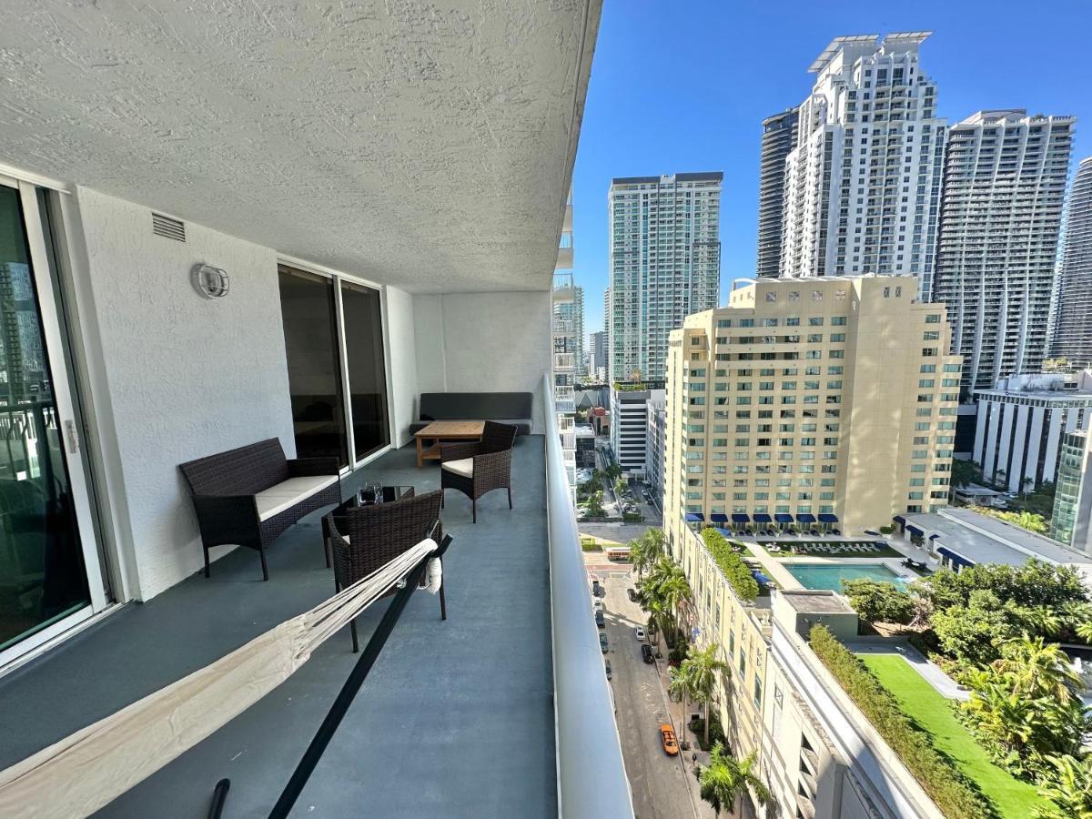 City & Sea View+Free Parking Modern Condo Miami Exterior foto