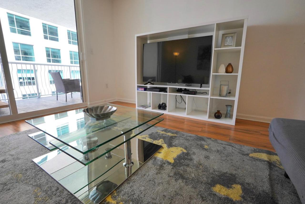 City & Sea View+Free Parking Modern Condo Miami Exterior foto
