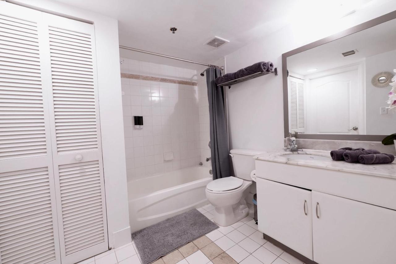 City & Sea View+Free Parking Modern Condo Miami Exterior foto
