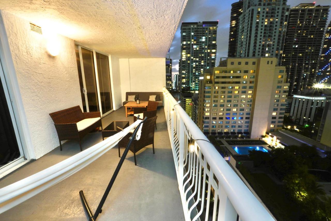 City & Sea View+Free Parking Modern Condo Miami Exterior foto